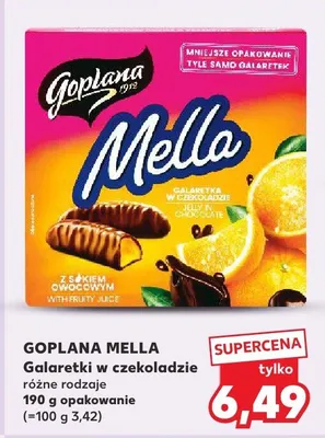 Galaretki w czekoladzie różne rodzaje promocja w Kaufland