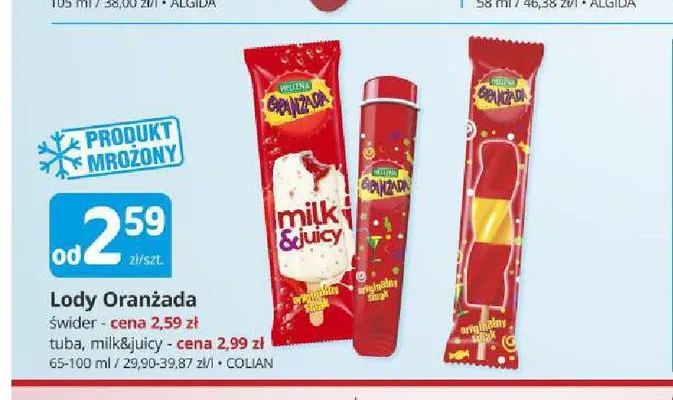 Lody Oranżada Hellena Świder promocja w Marketvita