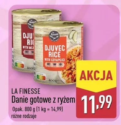 Danie gotowe z ryżem promocja w Aldi