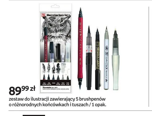 Zestaw do ilustracji ZIG Illustration Basic Set 3 promocja w Empik