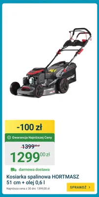 Kosiarka spalinowa Hortmasz 51 cm + olej 0,6 l promocja w ERLI