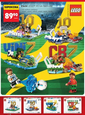 Klocki LEGO Kylian Mbappé Football Highlights 43013 promocja w Biedronka