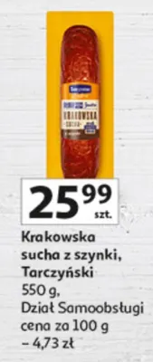 Krakowska sucha z szynki promocja w Auchan