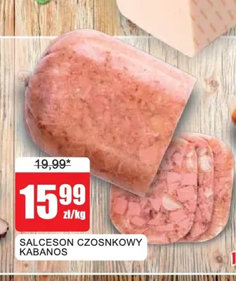 Salceson czosnkowy Kabanos promocja w Bingo