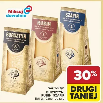 Ser żółty różne rodzaje promocja w Carrefour
