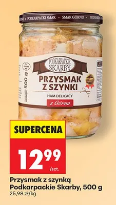 Przysmak z szynki Podkarpackie Skarby Ham Delicacy z Gorna promocja w Biedronka