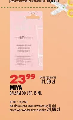 Balsam do ust Miya promocja w Drogerie Natura