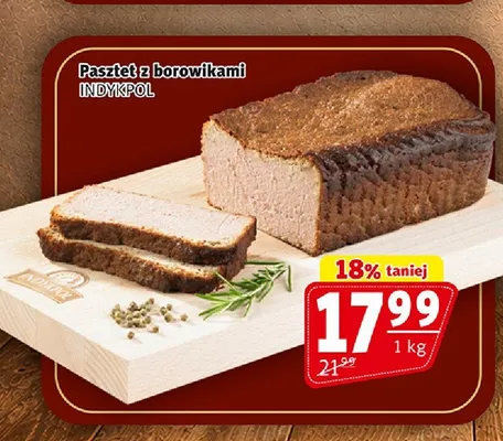 Pasztet z borowikami Indykpol promocja w Prim Market