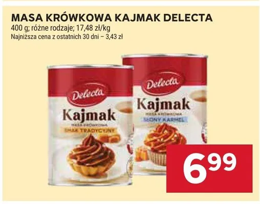Masa krówkowa Kajmak promocja w Stokrotka