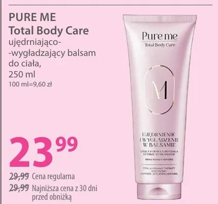 Ujędrniająco-wygładzający balsam do ciała Total Body Care promocja w Hebe