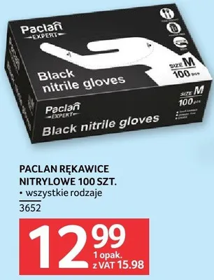 Paclan rękawice nitrylowe 100szt. wszystkie rodzaje promocja w Selgros