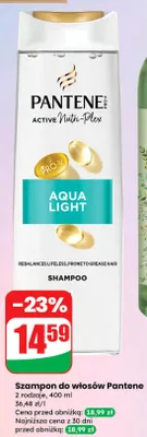 Szampon do włosów Aqua Light promocja w Dino