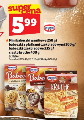 Babeczki czekoladowe Dr. Oetker promocja w TOPAZ