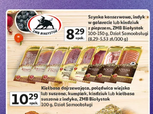 Polędwica wiejska ZMB Białystok promocja w Auchan