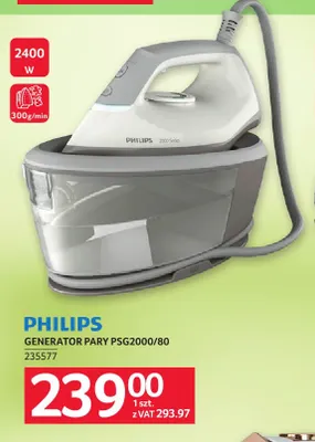 Generator pary Philips PSG2000/80 promocja w Selgros