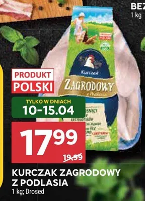 Kurczak zagrodowy z podlasia promocja w Stokrotka