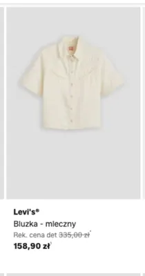 Bluzka Levi's mleczny promocja w Lounge by Zalando
