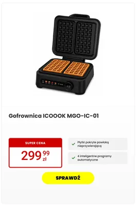 Gofrownica ICOOOK MGO-IC-01 promocja w Media Expert