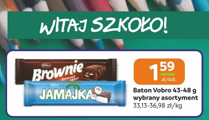 Baton Vobro Brownie promocja w Społem Częstochowa