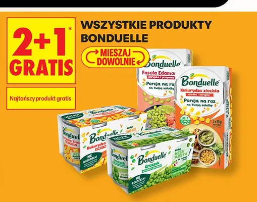 Kukurydza Bonduelle promocja w Biedronka