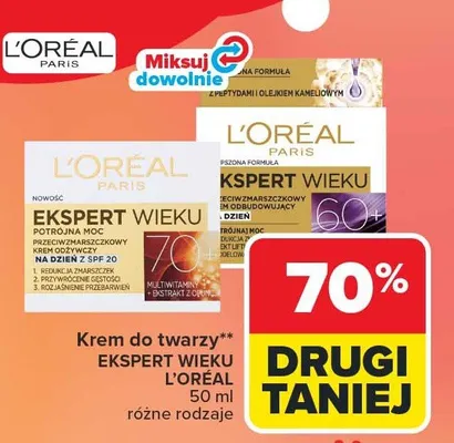 Krem do twarzy Ekspert Wieku promocja w Carrefour