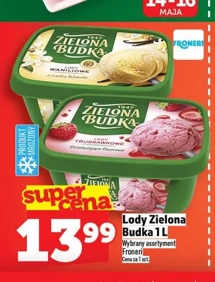 Lody waniliowe Zielona Budka promocja w TOPAZ