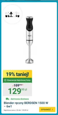 Blender ręczny Berdsen 6w1 promocja w ERLI