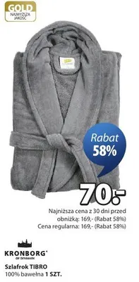 Szlafrok TIBRO promocja w Jysk