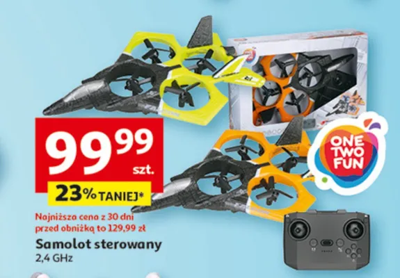 Samolot sterowany 2.4 GHz promocja w Auchan