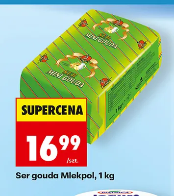 Ser gouda Mlekpol promocja w Biedronka