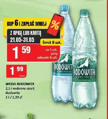 Woda Rodowita promocja w Chorten