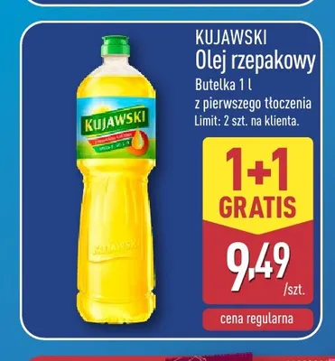 Olej rzepakowy Kujawski promocja w Aldi