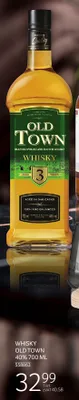 Whisky Old Town 40% promocja w Selgros