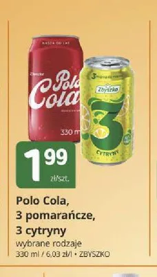 Napój gazowany Polo Cola Zbyszko promocja w Marketvita