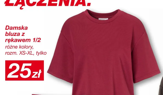 Damska bluza z rękawem 1/2 Janina promocja w KiK