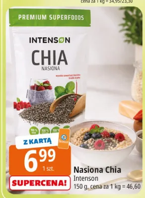 Nasiona Chia Intenson promocja w Leclerc