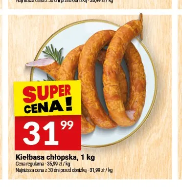 Kiełbasa chłopska Białecki promocja w Twój Market