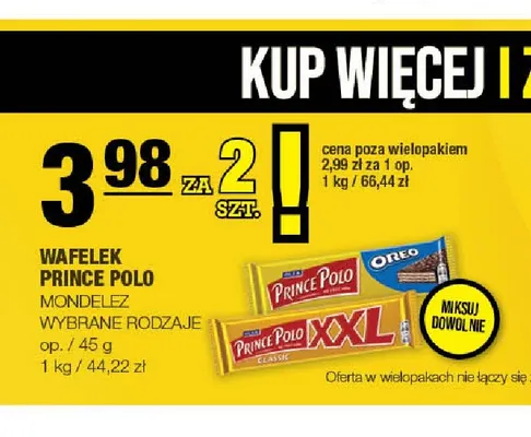Wafelek Prince Polo Mondelez promocja w SPAR