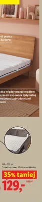 Nakładka na materac 140x200 cm promocja w Lidl