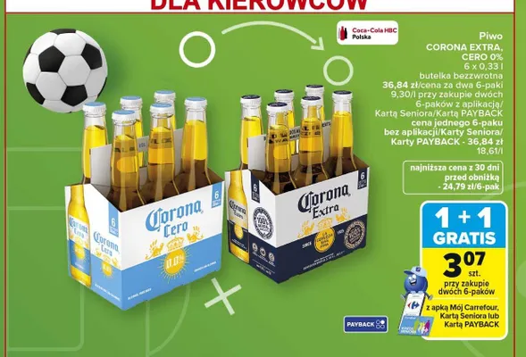 Piwo Corona promocja w Carrefour