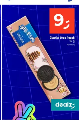 Ciastka Oreo Peach promocja w Dealz
