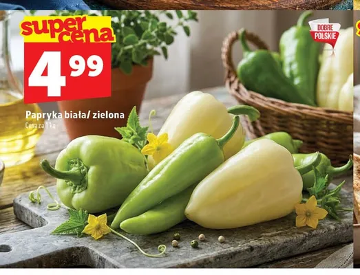 Papryka zielona polska promocja w TOPAZ