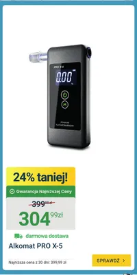 Alkomat Pro X-5 promocja w ERLI