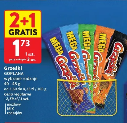 Wafle Grześki promocja w Intermarche