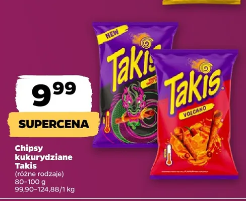 Chipsy kukurydziane Takis Fuego promocja w Netto