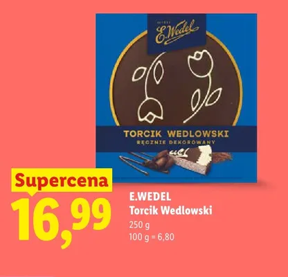Torcik Wedlowski E.Wedel promocja w Lidl