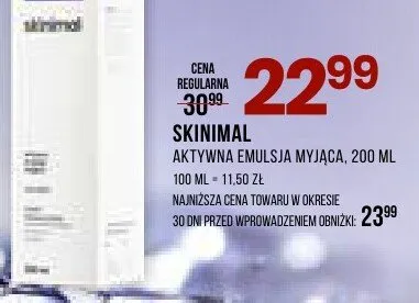 Aktywna emulsja myjąca promocja w Drogerie Natura