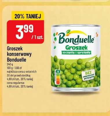 Groszek konserwowy Bonduelle promocja w POLOmarket
