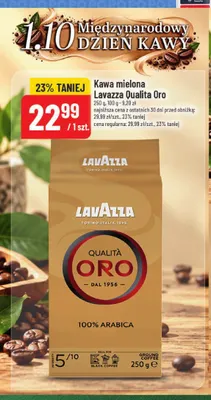 Kawa mielona Lavazza Qualita Oro promocja w POLOmarket