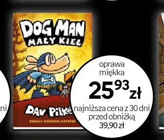 Książka Dog Man Mały Kieł oprawa miękka promocja w Dzień Dziecka